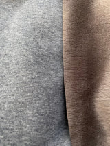 Two Tone Knit Alpine Fleece Mélange Fabric - G.k Fashion Fabrics