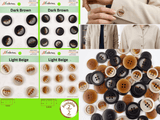 Two Tone Sewing Buttons - 16 - G.k Fashion Fabrics