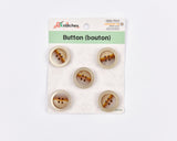 Two Tone Sewing Buttons - 16 - G.k Fashion Fabrics