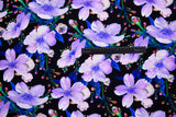 Violet Bloom - Nylon Swimwear Fabric - G.k Fashion Fabrics