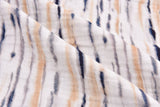 100% Cotton Double Gauze /Muslin Digital Prints Fabric -6570 - G.k Fashion Fabrics Light Wave / Price per Half Yard