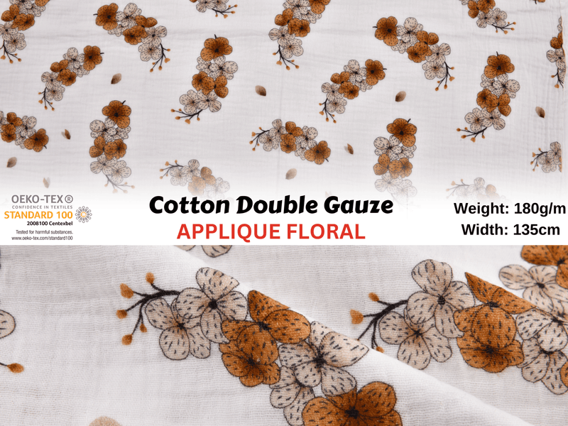 Double Gauze Fabric Digital Printed, Muslin Fabric, Double Gauze Fabric by  the Half Yard, Gaze De Coton Au Metre, Bio Musselin Stoff -  Norway