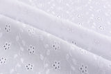 100% Cotton Eyelet Embroidery - G.k Fashion Fabrics Fabric
