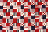 100% Cotton Half Panama Printed Fabric / Canvas printed Fabric / American Flag Digital Print Fabric - G.k Fashion Fabrics