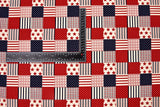 100% Cotton Half Panama Printed Fabric / Canvas printed Fabric / American Flag Digital Print Fabric - G.k Fashion Fabrics