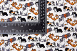 100% Cotton Half Panama Printed Fabric / Canvas printed Fabric / Cat Digital Print Fabric - G.k Fashion Fabrics