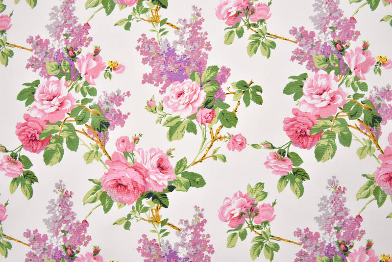 Bramble Floral 100% Cotton 80S Like Liberty Fabric Digital Printed