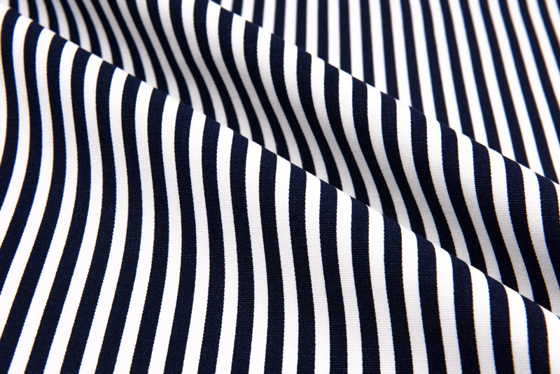 100% Cotton Half Panama Printed Fabric / Canvas printed Fabric / Pin Striped Digital Print Fabric - G.k Fashion Fabrics
