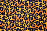 100% Cotton Half Panama Printed Fabric / Canvas printed Fabric / Yellow Leopard Digital Print Fabric - G.k Fashion Fabrics