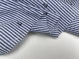 100% Cotton Seersucker Anchor Stripes Fabric - G.k Fashion Fabrics seersucker