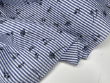 100% Cotton Seersucker Dandelion Stripes Fabric - G.k Fashion Fabrics seersucker