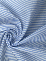 100% Cotton Seersucker Plain Stripes Fabric - G.k Fashion Fabrics seersucker