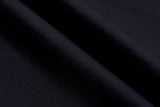 100% pure Cotton Poplin plain Fabric - G.k Fashion Fabrics Black / Price per Half Yard cotton poplin
