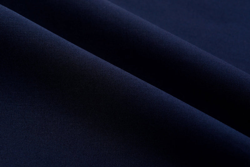 100% pure Cotton Poplin plain Fabric - G.k Fashion Fabrics Navy / Price per Half Yard cotton poplin