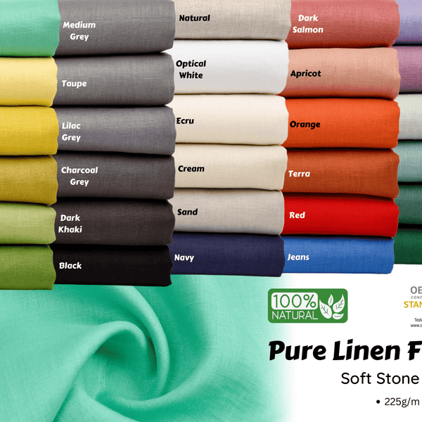 Washed Cotton Linen Fabric, Pure Color Fabric, Ethnic Plain Fabric, Sewing  Fabric, Breathable Fabric, by the Half Yard -  Israel