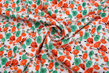 100% Viscose Poplin - Daily Bloom Floral Print Fabric - 61037 - G.k Fashion Fabrics viscose