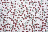 100% Viscose Poplin - Daisy Floral Print Fabric - 61046 - G.k Fashion Fabrics viscose