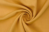 100% Viscose Poplin solid Fabric - G.k Fashion Fabrics Corn - 1834 / Price per Half Yard viscose