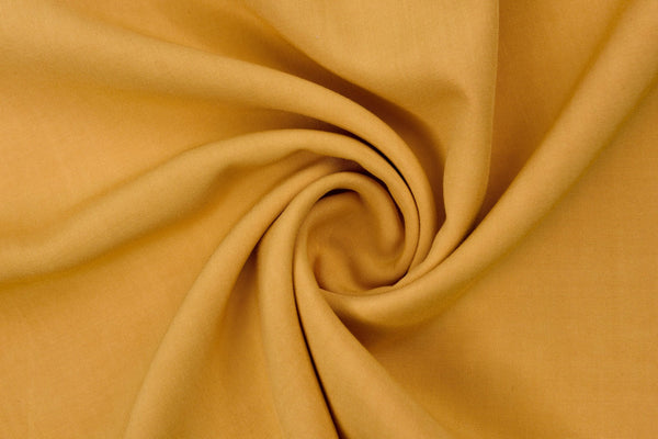 100% Viscose Poplin solid Fabric - G.k Fashion Fabrics Corn - 1834 / Price per Half Yard viscose