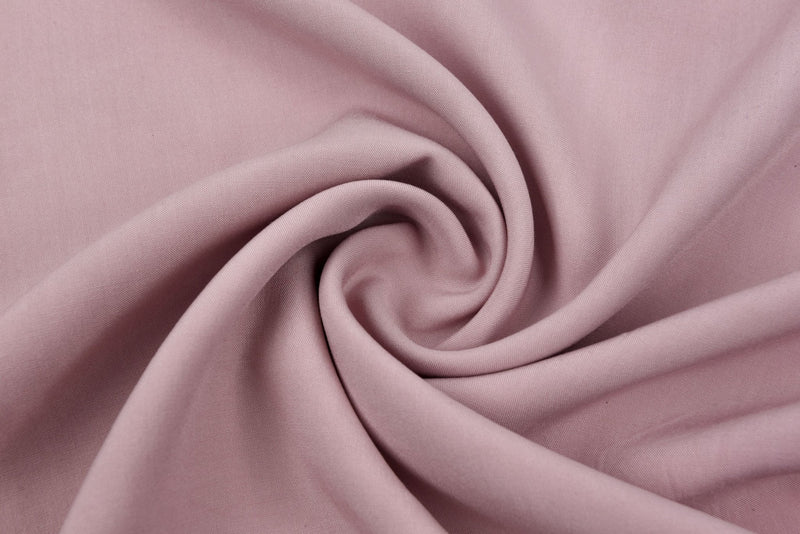 100% Viscose Poplin solid Fabric - G.k Fashion Fabrics Soft Rose - 1813 / Price per Half Yard viscose