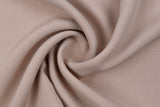 100% Viscose Poplin solid Fabric - G.k Fashion Fabrics Sand - 1453 / Price per Half Yard viscose