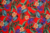 100% Viscose Poplin - Tropical Garden Floral Print Fabric - 61047 - G.k Fashion Fabrics viscose