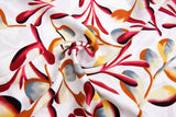 100% Viscose Poplin - Tropical Leaves Print Fabric - 61007 - G.k Fashion Fabrics viscose