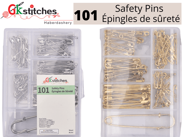 101 Safety Pins - G.k Fashion Fabrics Pins