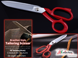 Brazilian Style Tailoring Scissors High Quality Sewing Scissors 10" inches (25 cm) - Gkstitches