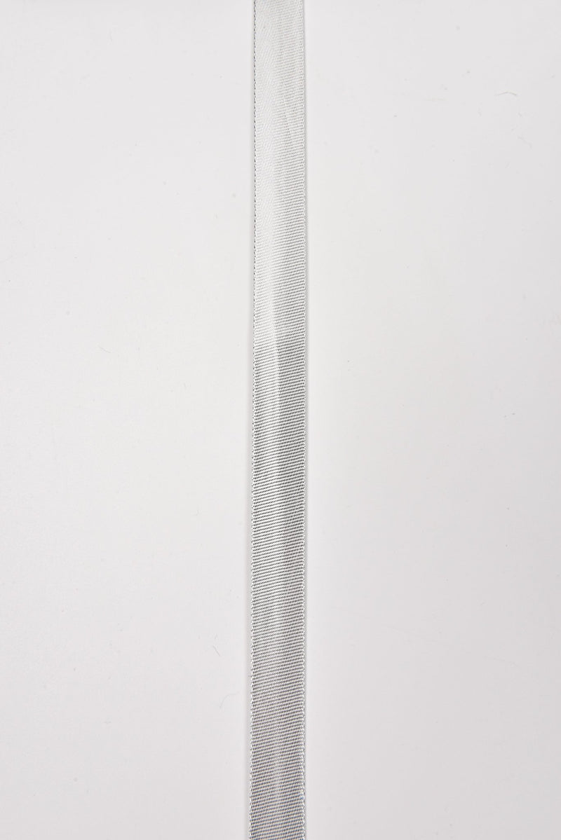15 mm Satin Bias Tape/ Single Folded / 10 yards pack - G.k Fashion Fabrics Metallic Silver / 10 Yards Pack