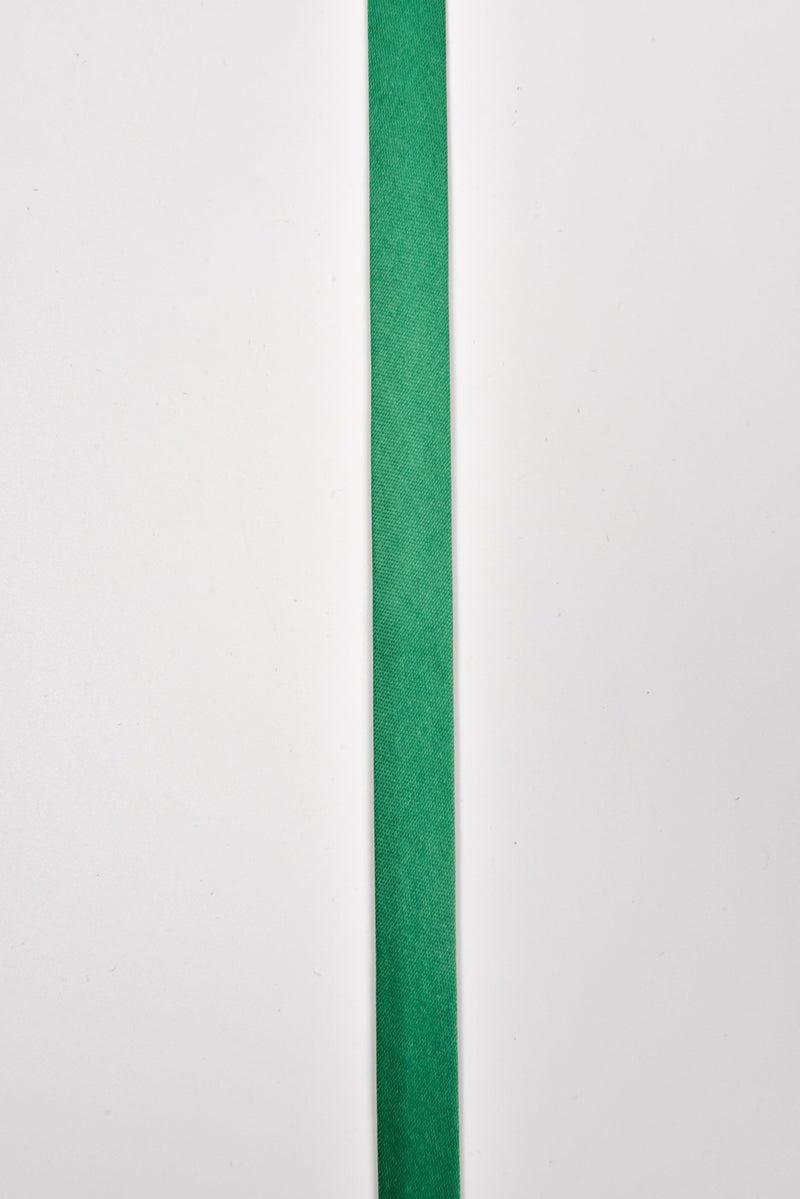 15 mm Satin Bias Tape/ Single Folded / 10 yards pack - G.k Fashion Fabrics Green / 10 Yards Pack
