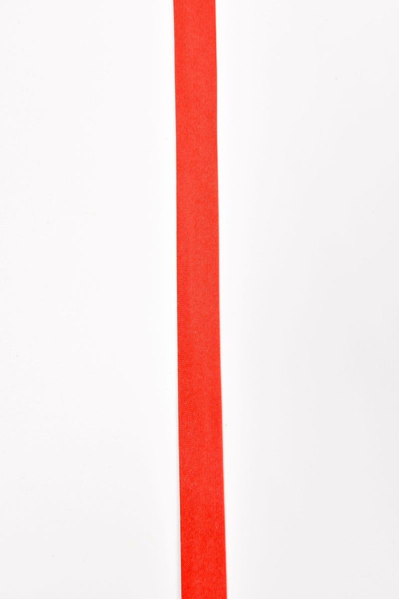 15 mm Satin Bias Tape/ Single Folded / 10 yards pack - G.k Fashion Fabrics Red / 10 Yards Pack