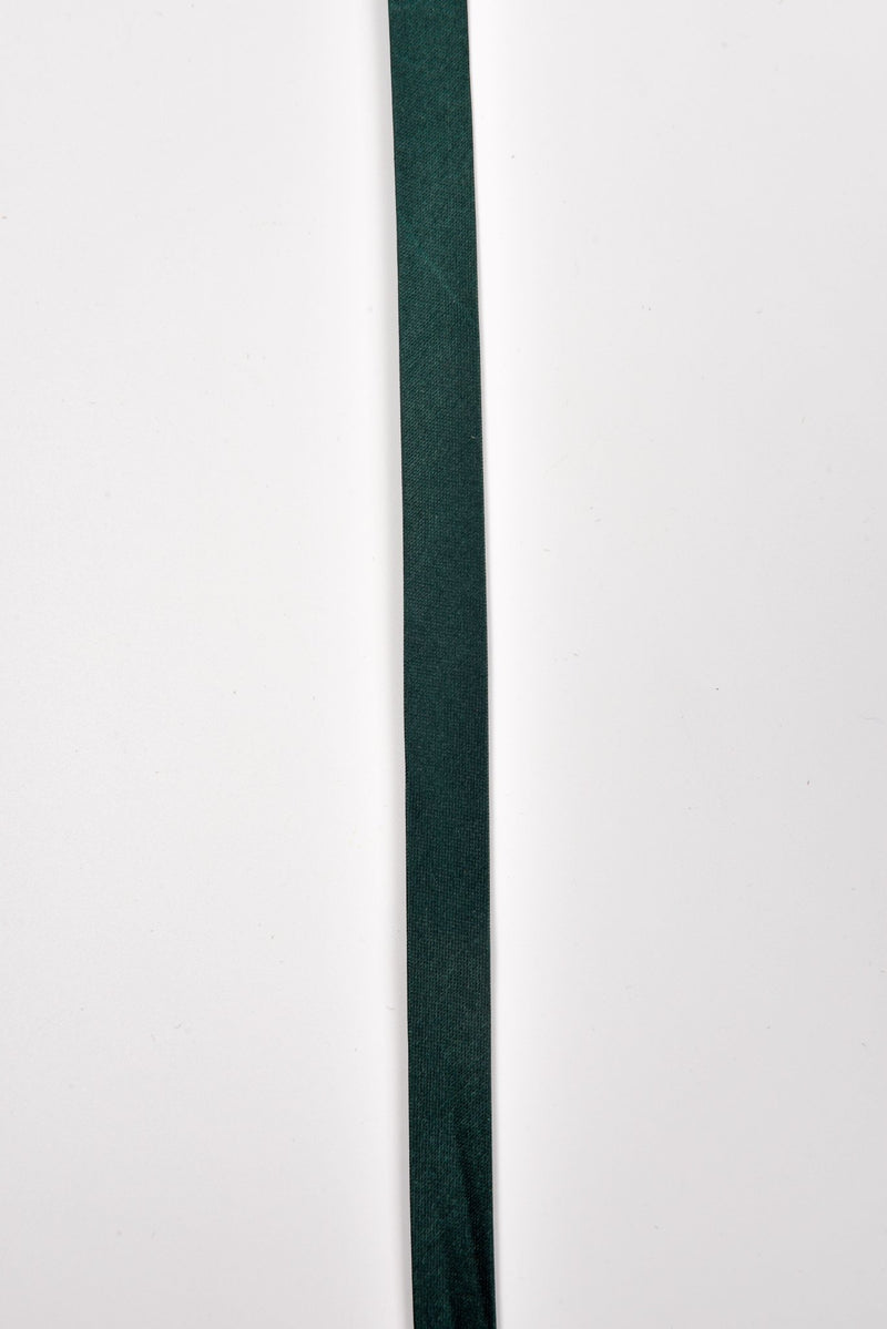 15 mm Satin Bias Tape/ Single Folded / 10 yards pack - G.k Fashion Fabrics Bottle Green / 10 Yards Pack