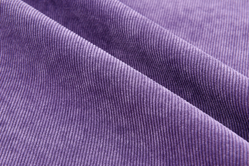 16Wale Corduroy Stretch Fabric - Classic Retro Corduroy Fabric - G.k Fashion Fabrics Purple Haze - 818 / Price per Half Yard corduroy