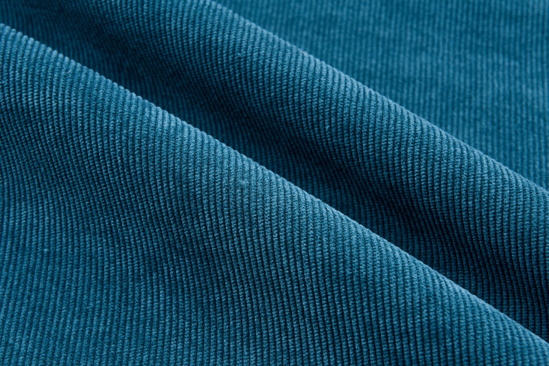 16Wale Corduroy Stretch Fabric - Classic Retro Corduroy Fabric - G.k Fashion Fabrics Teal -670 / Price per Half Yard corduroy
