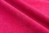 16Wale Corduroy Stretch Fabric - Classic Retro Corduroy Fabric - G.k Fashion Fabrics Fuchsia - 875 / Price per Half Yard corduroy