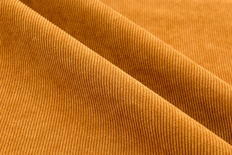 16Wale Corduroy Stretch Fabric - Classic Retro Corduroy Fabric - G.k Fashion Fabrics Ochre - 570 / Price per Half Yard corduroy