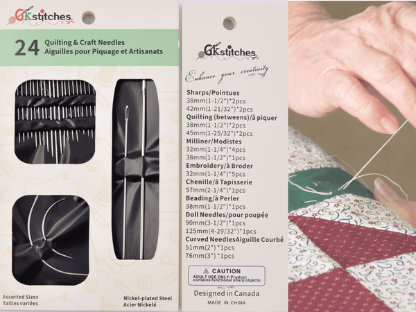 24 quilting & craft needles - G.k Fashion Fabrics Needle Threaders