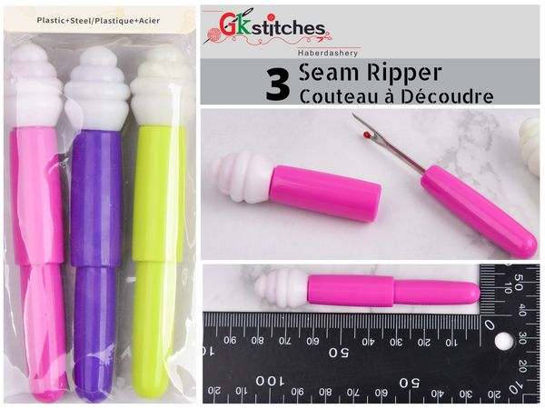 3 Seam Ripper - G.k Fashion Fabrics Needle Threaders
