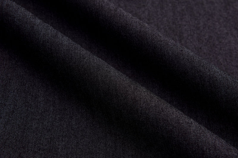 Terry Cloth Cotton Fabric BLACK / 56 Wide / 16 OZ Sold by the yard