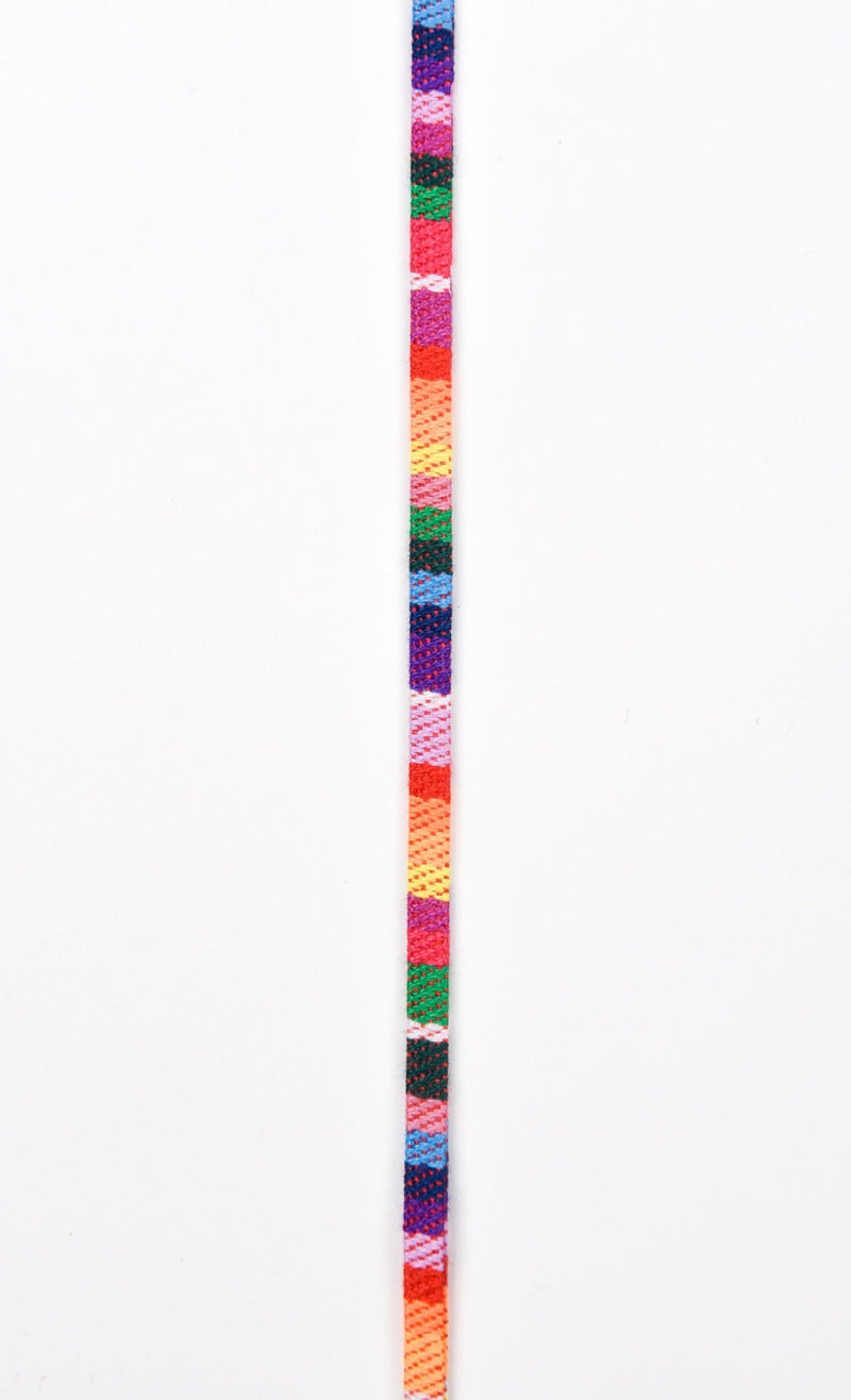 5mm Ethnic Webbing Jacquard Bohemian Pattern, Woven Braided Ribbon String - G.k Fashion Fabrics Color 3 / 10 Yards Pack