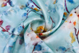 Original 100% Silk Print Stretch Silk Fabric, 19 Momme Mulberry Silk Fabric.100% CRUELTY-FREE SILK Fashion Apparel width 48 inch - G.k Fashion Fabrics Silk