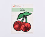 Cherry Patch on Iron (1 Piece per Pack) - G.k Fashion Fabrics Patches