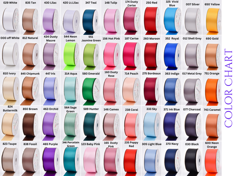 Satin ribbon  Collection  15 mm wide