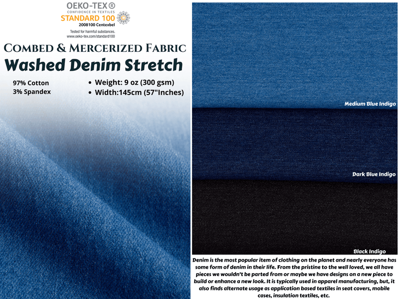 Light blue washed denim fabric vector background Stock Vector Image & Art -  Alamy