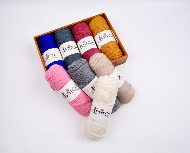 3 Ply Wool Acrylic Yarn - G.k Fashion Fabrics