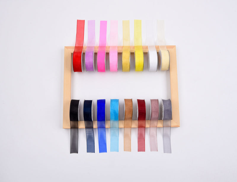 Organza sheer ribbon 20 mm wide - G.k Fashion Fabrics