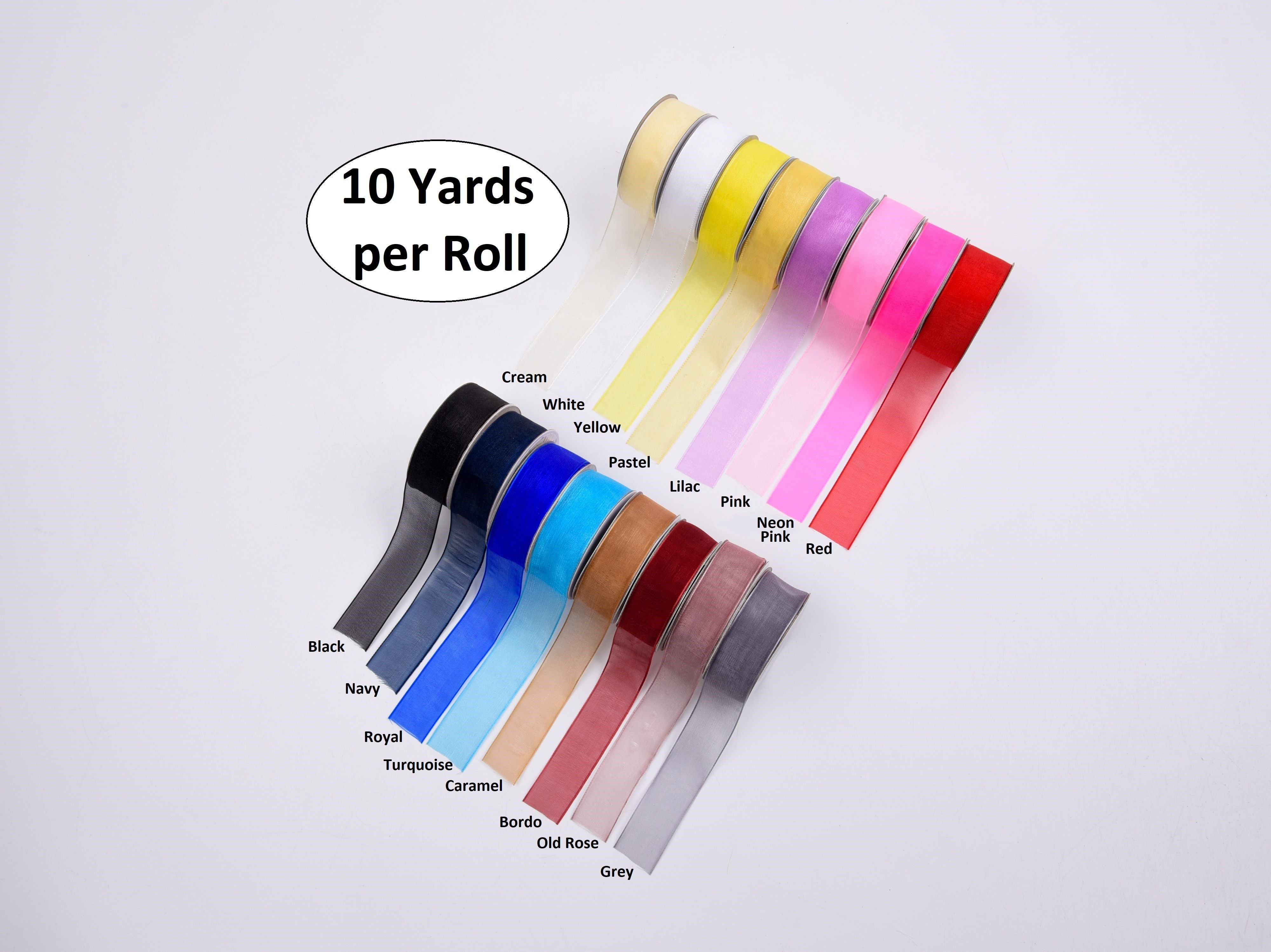 Organza sheer ribbon 20 mm wide – G.k Fashion Fabrics