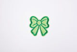 Classic Dots Bow Patch (2 Pieces Pack) Iron on , Sew on, Embroidered patches. GK- 48 - G.k Fashion Fabrics