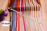 Many Colors Lace Fabric Ribbon Trim GK- 65 (10 Yards Pack) - G.k Fashion Fabrics